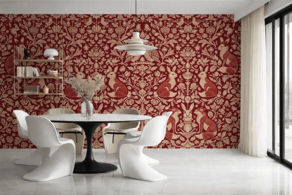 Whimsical Woodland Tapestry