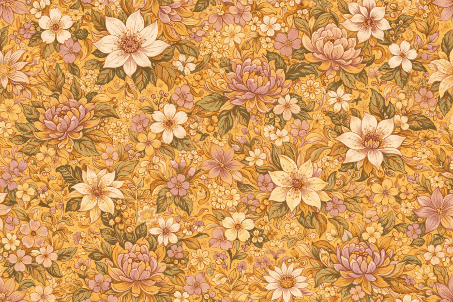 Luminous Petal Mosaic