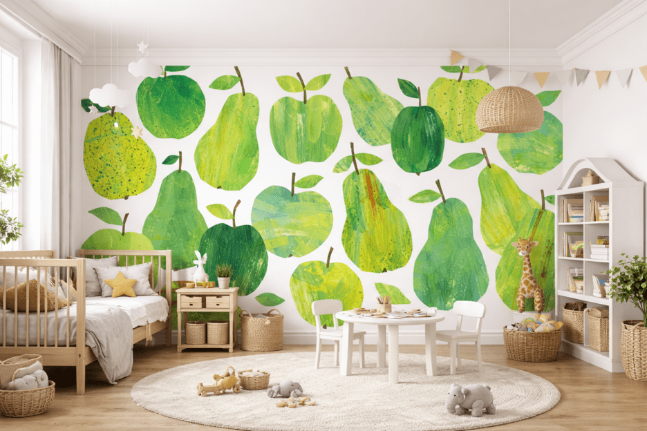 Verdant Orchard Tapestry