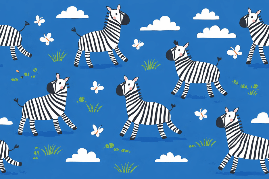 Zebra Dune Mural