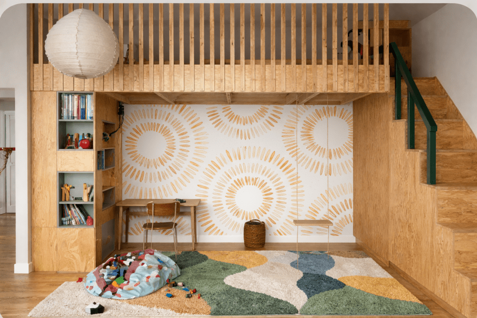 Radiant Pebble Mural