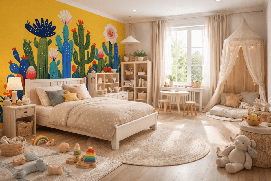 Vibrant Cacti Haven