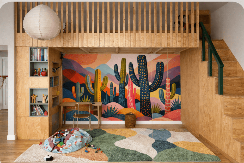 Sunset Horizon Cacti