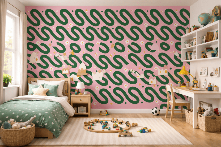 Swaying Blossom Mural