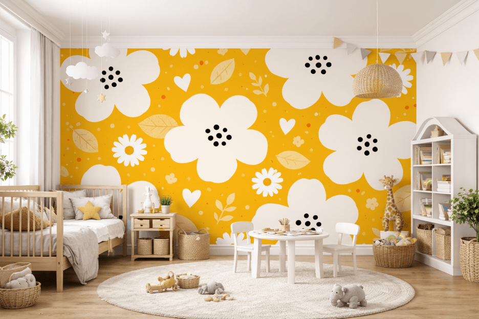Sunny Blossom Tapestry