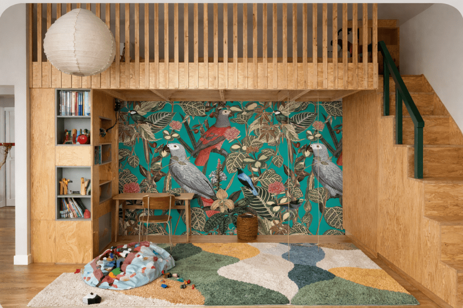 Verdant Avian Tapestry