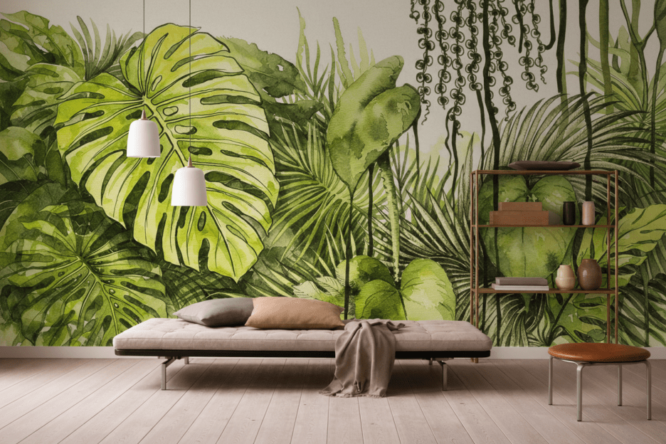 Verdant Porcelain Tangle