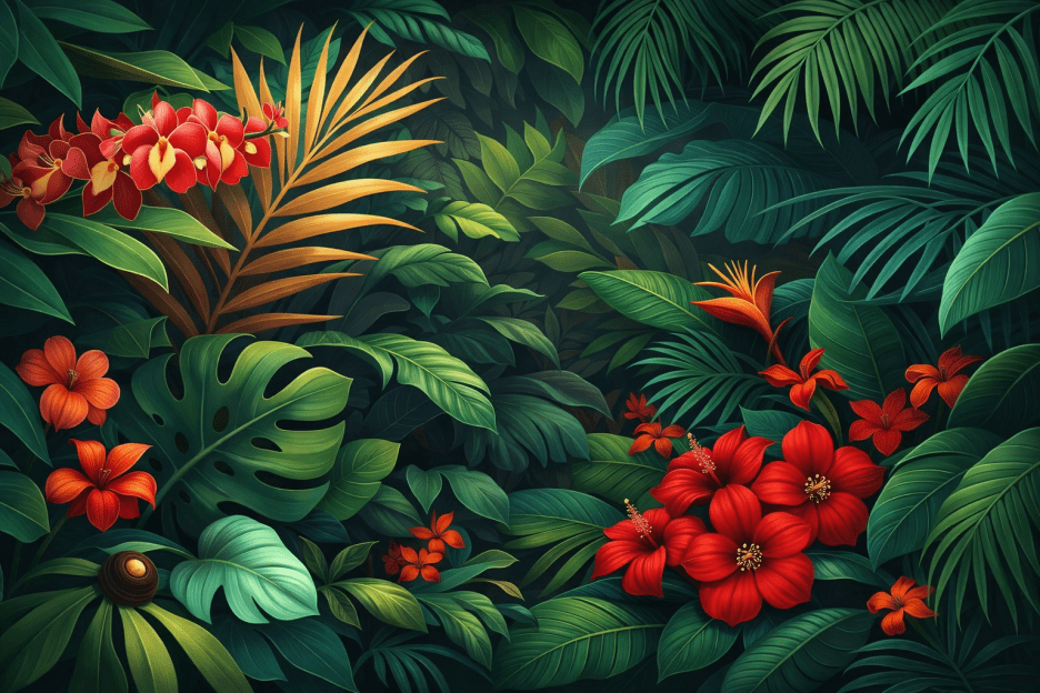 Tropical Ink Imprint
