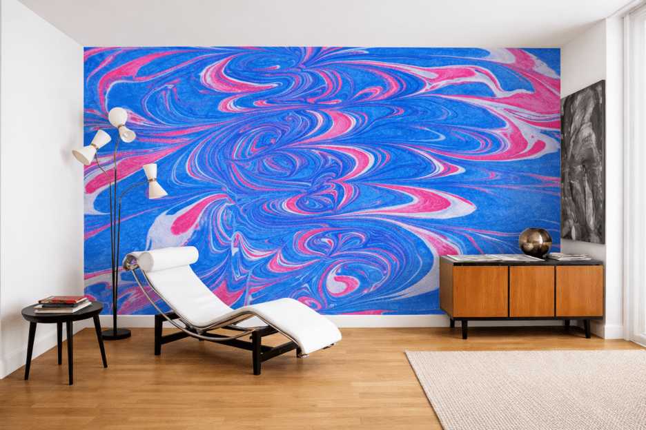 Marbled Azure Swirl