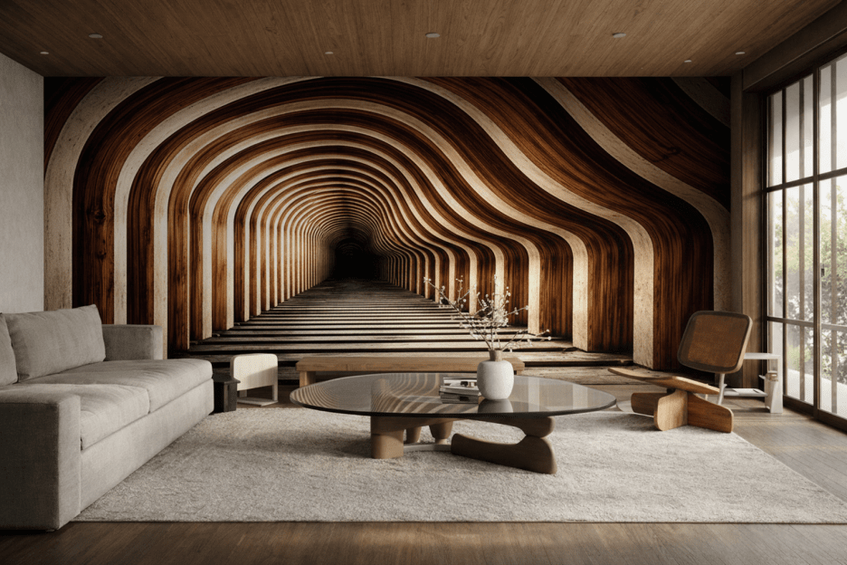 Arched Timber Passage