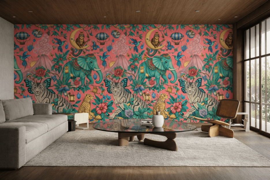 Enchanting Jungle Tapestry