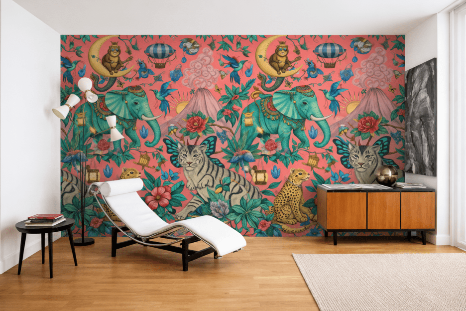 Enchanting Jungle Tapestry