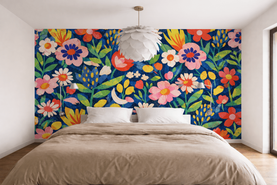 Vibrant Floral Mosaic