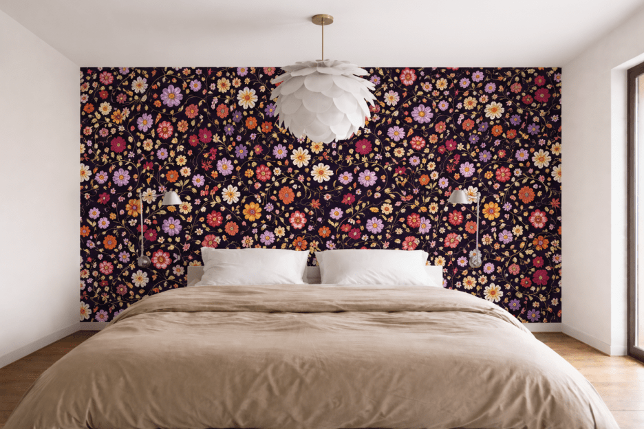 Saffron Blossom Tapestry