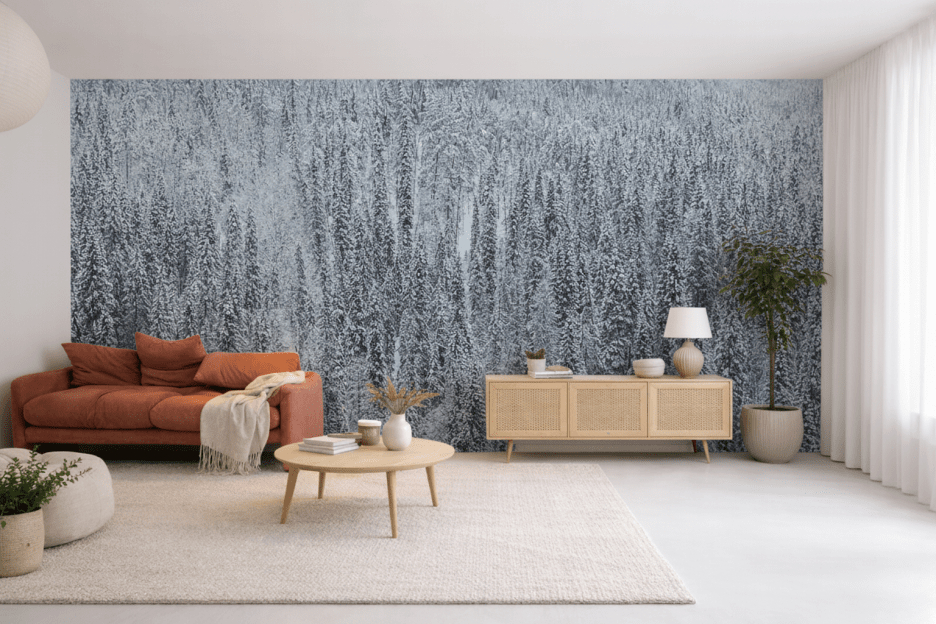 Frosted Pinescape