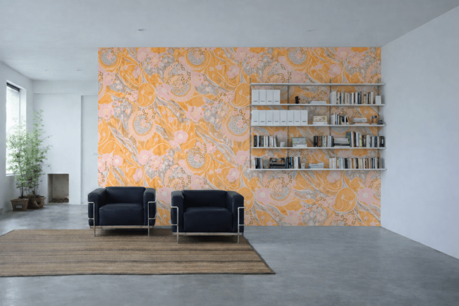 Saffron Celestial Veil