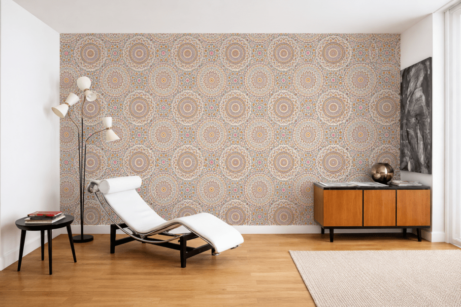 Radiant Medallion Tapestry