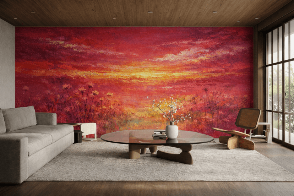 Floral Sunset Canvas