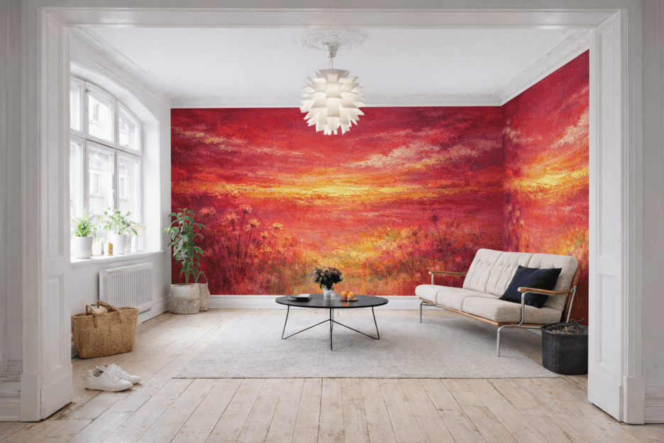 Floral Sunset Canvas