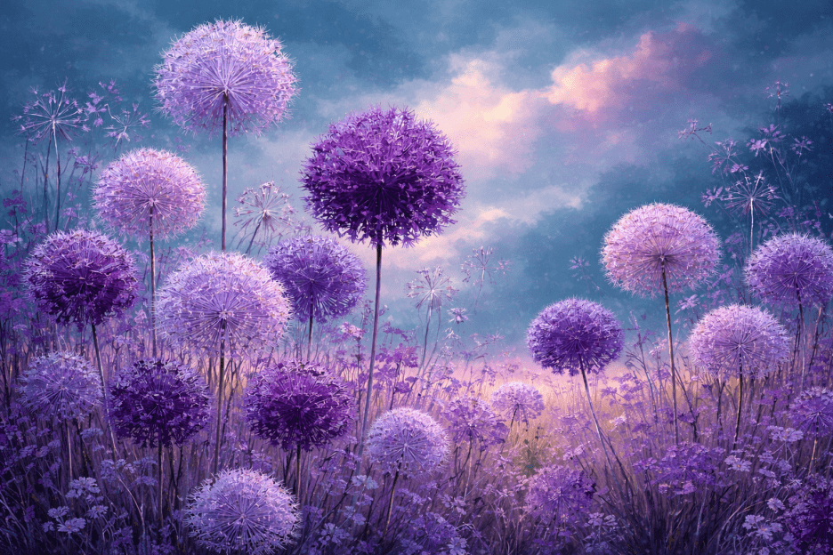 Violet Sphere Garden