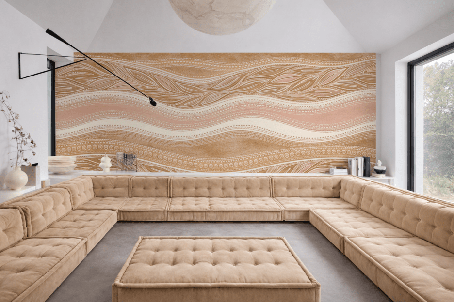 Wavy Leaf Tapestry