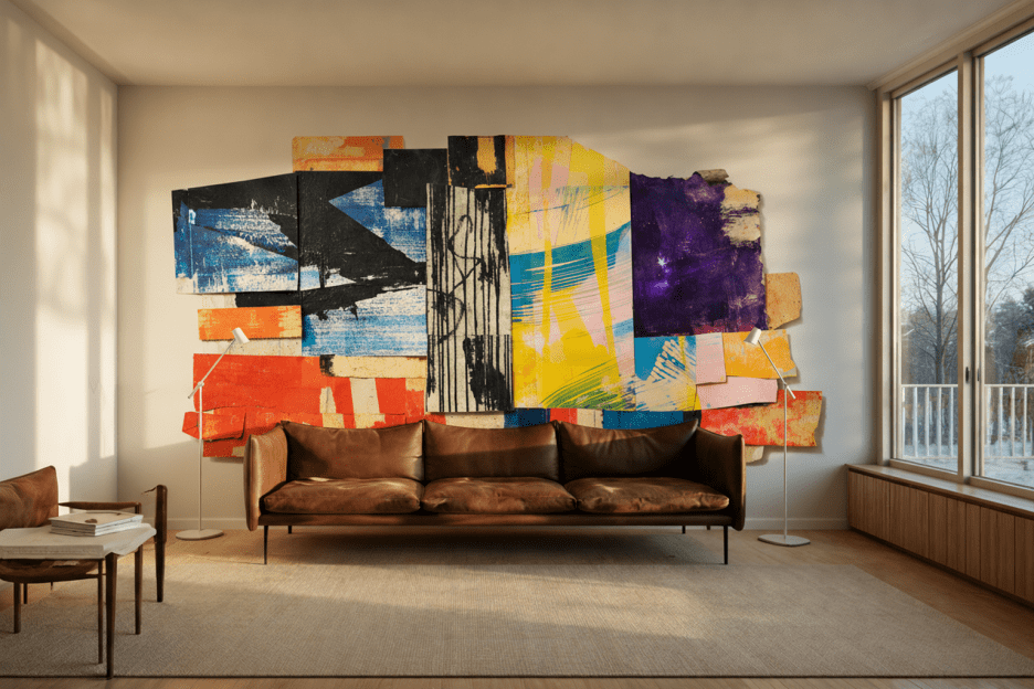 Fragmented Mineral Canvas