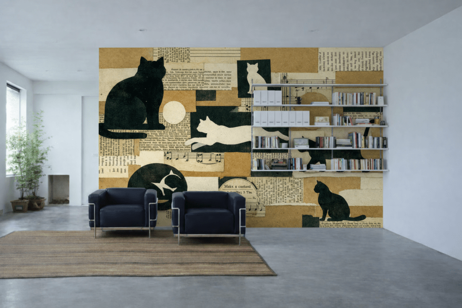 Feline Collage Study