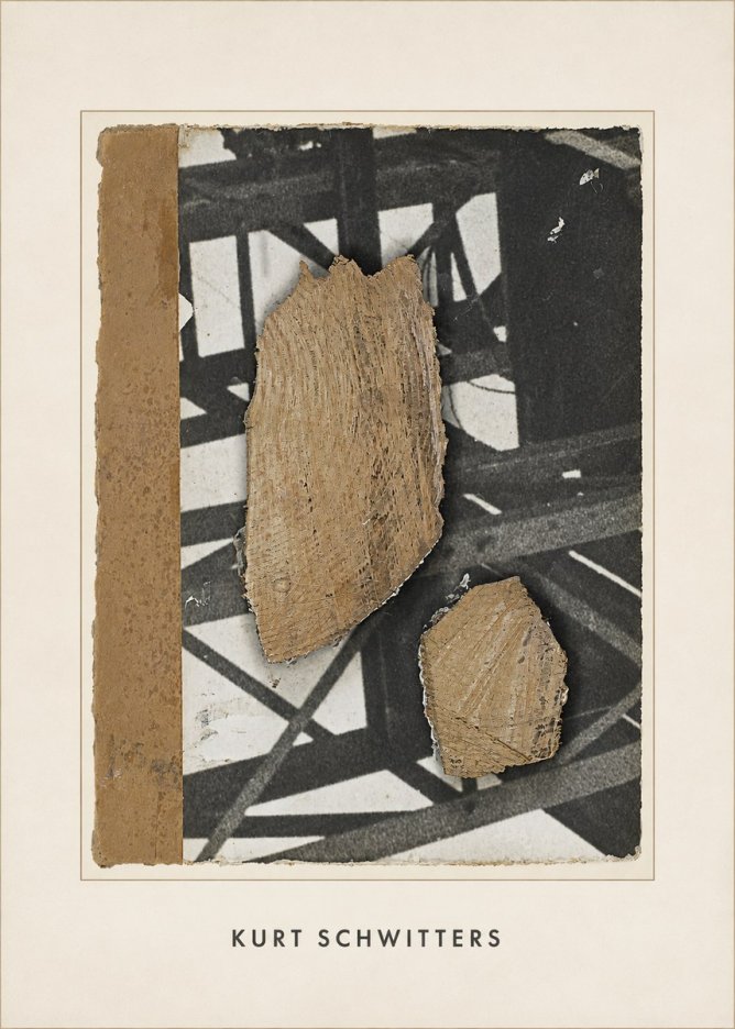 Kurt Schwitters Merz Collage with Found Objects No4 - Poster