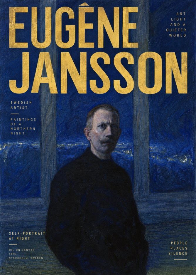 Eugène Jansson Portrait of the Artist I No6 - Poster