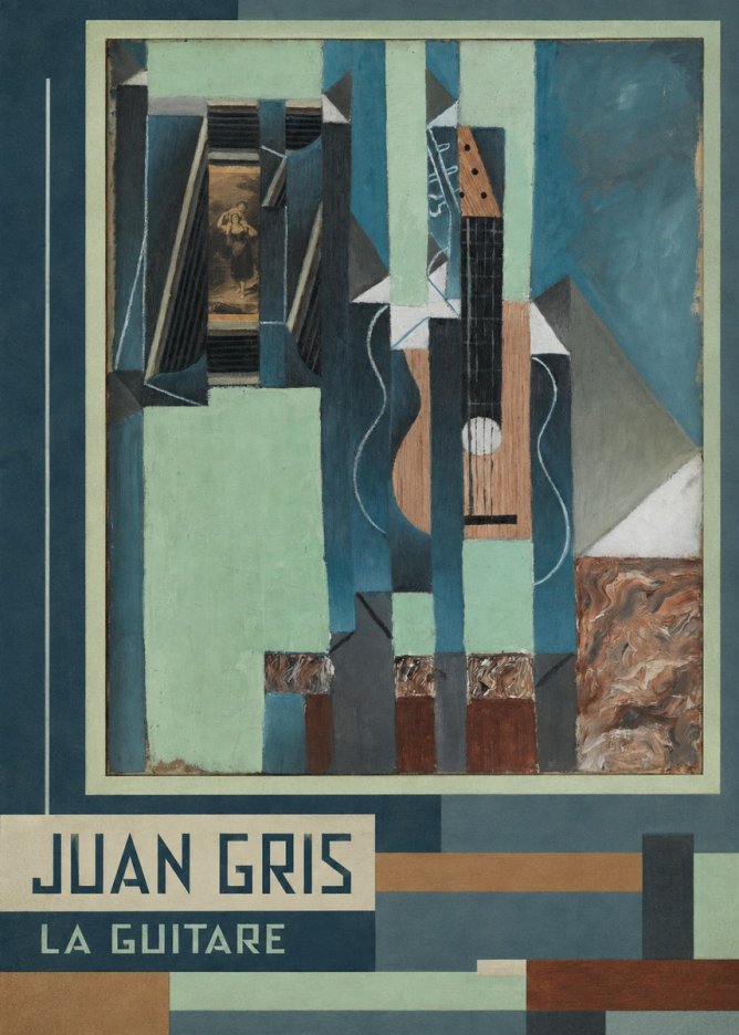 Juan Gris La Guitare No3 - Poster