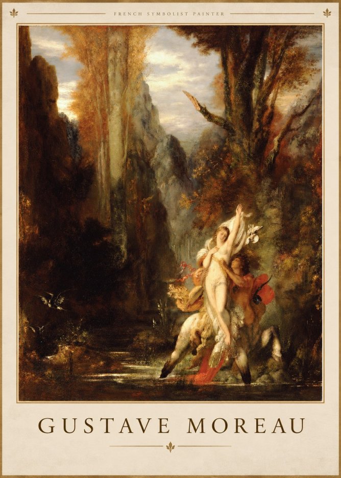Gustave Moreau Jupiter and Semele I No3 - Poster