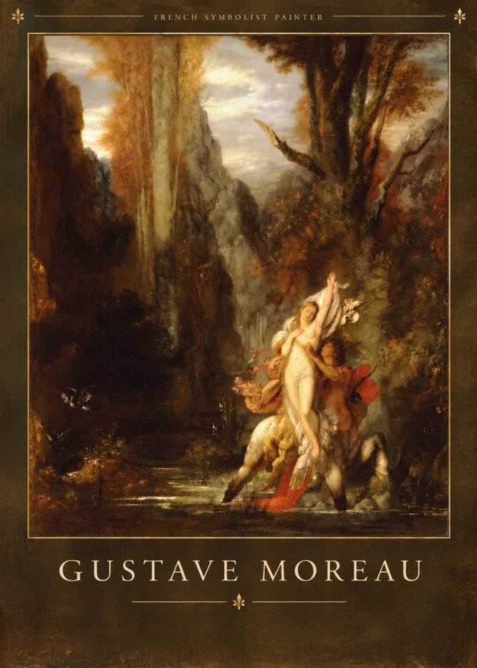 Gustave Moreau Jupiter and Semele I No6 - Poster