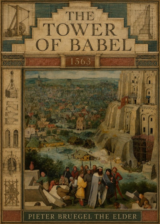 Pieter Bruegel The Tower of Babel I No3 - Poster