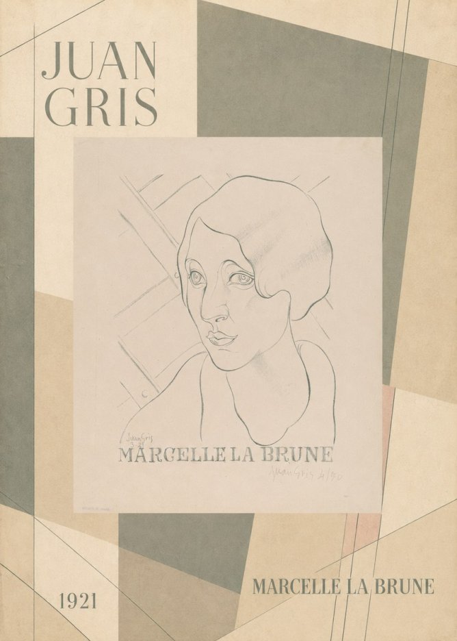 Juan Gris Marcelle La Brune I No2 - Poster