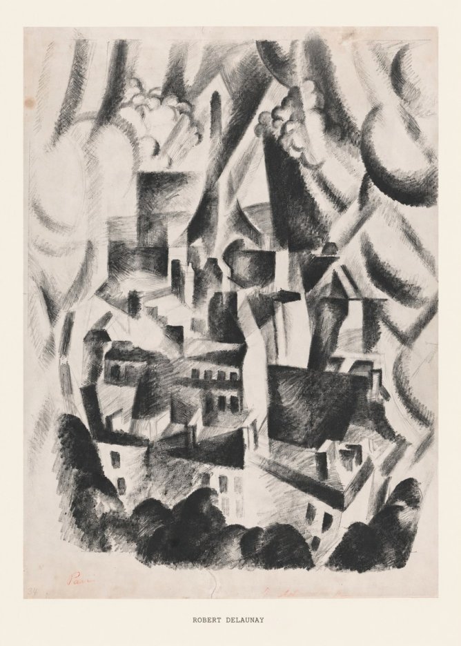 Robert Delaunay Vue Sur La Ville No6 - Poster