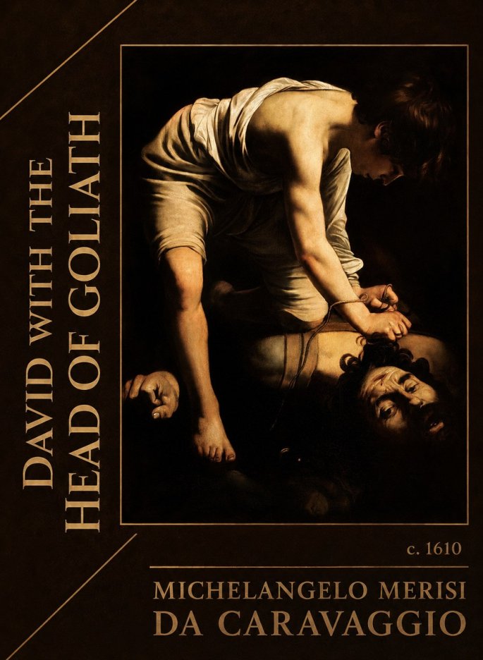 Michelangelo Merisi da Caravaggio David with the Head of Goliath I No2 - Poster