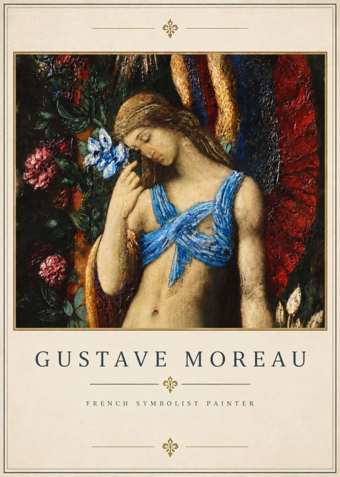 Gustave Moreau The Angel of Death No3 - Poster