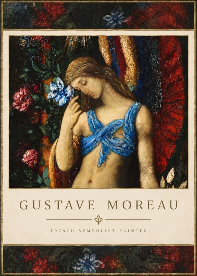Gustave Moreau The Angel of Death No5 - Poster