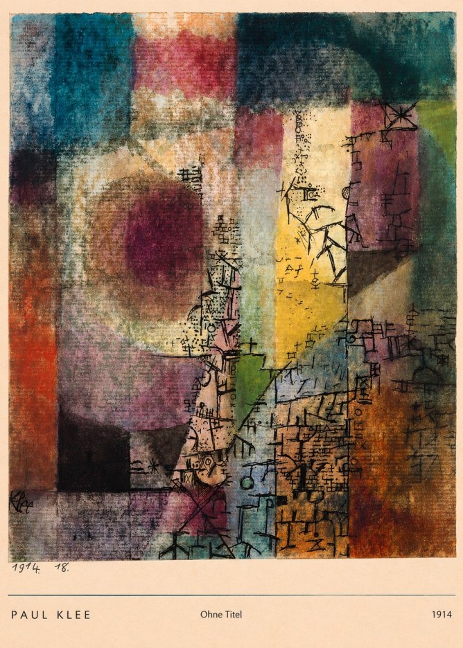 Paul Klee Ohne Titel I No5 - Poster