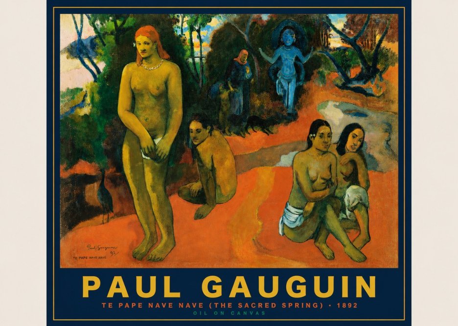 Paul Gauguin Te Pape Nave Nave (the Sacred Spring) No2 - Poster