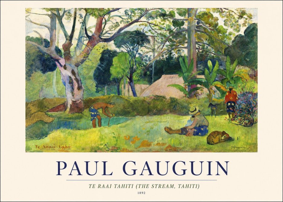 Paul Gauguin Te Ra'ai Rahi (the Great Pond) No2 - Poster