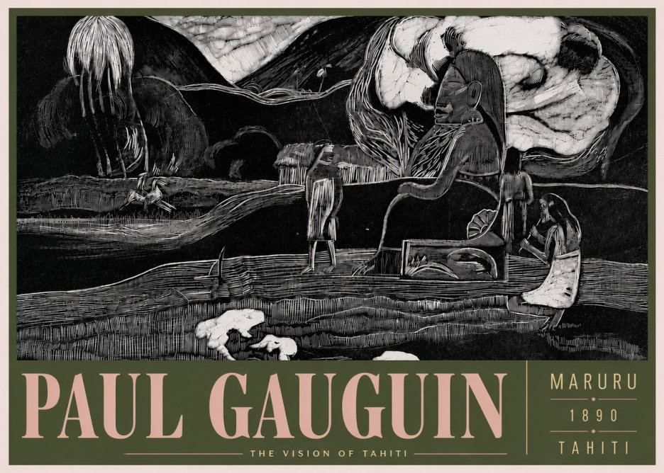 Paul Gauguin Maruru No5 - Poster
