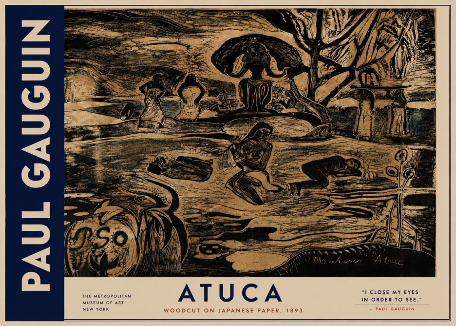 Paul Gauguin Atuca No3 - Poster