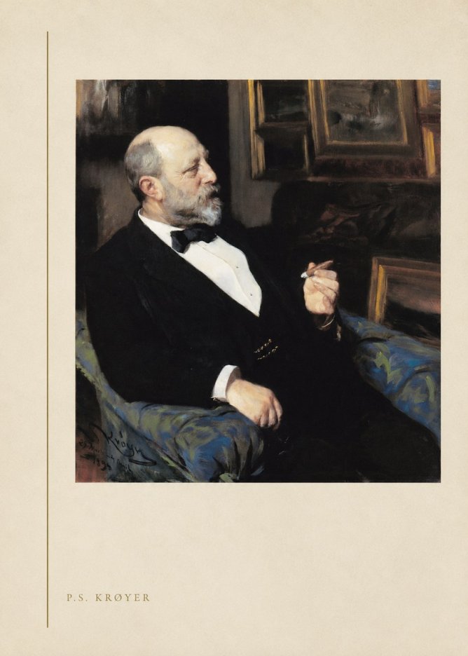 P.S. Krøyer Self-portrait I No2 - Poster