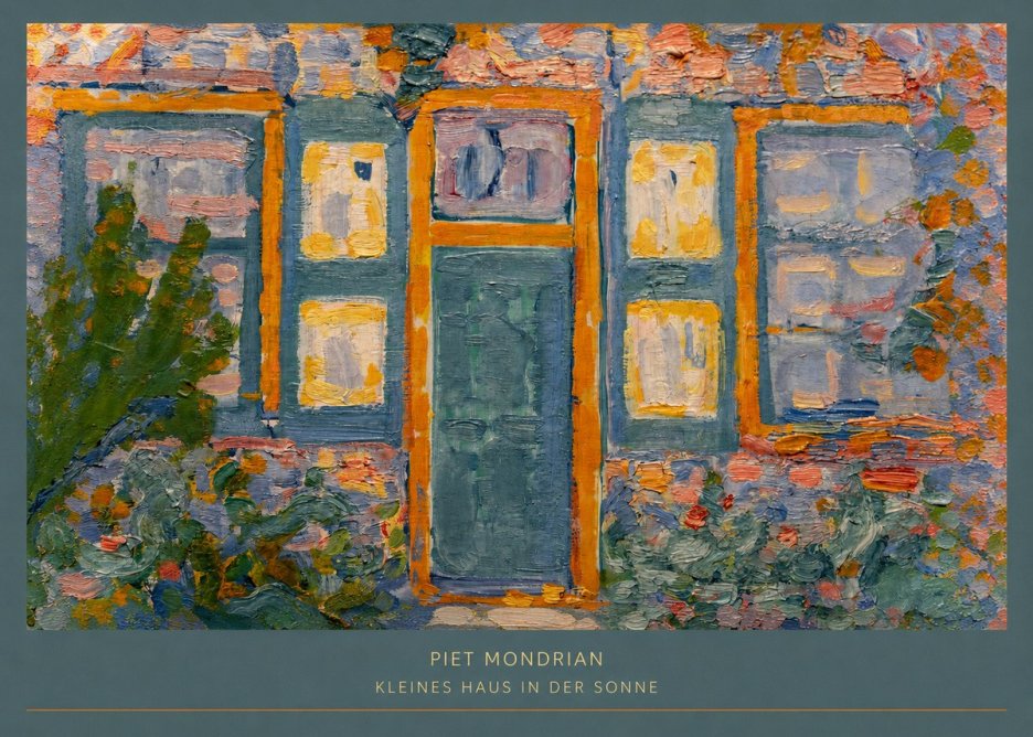 Piet Mondrian Kleines Haus in Der Sonne II No6 - Poster