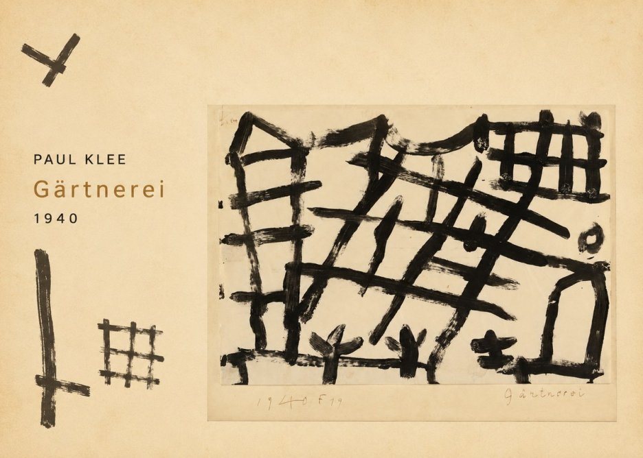 Paul Klee Gärtnerei No2 - Poster