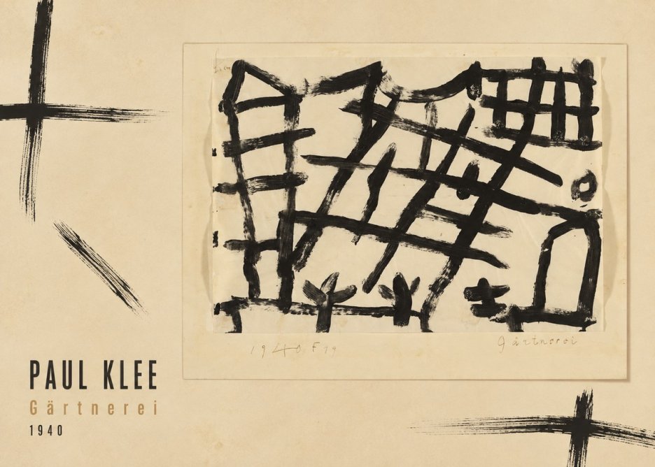 Paul Klee Gärtnerei No5 - Poster