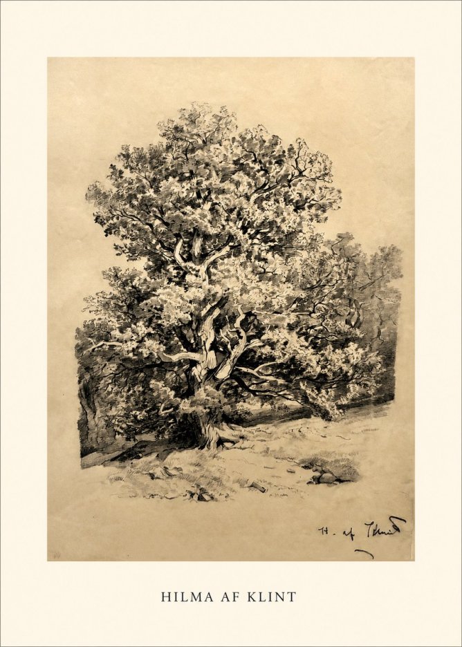 Hilma af Klint Large Tree Landscape No1 - Poster