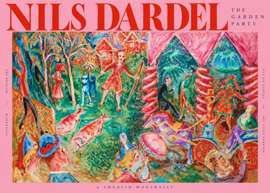 Nils Dardel The Garden Party No2 - Poster