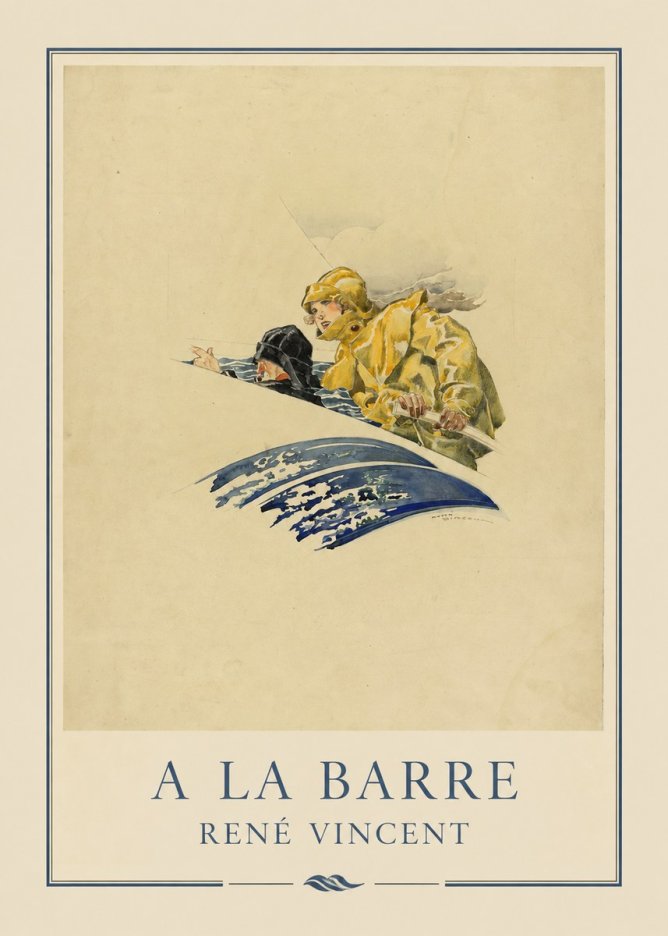 René Vincent A La Barre No4 - Poster